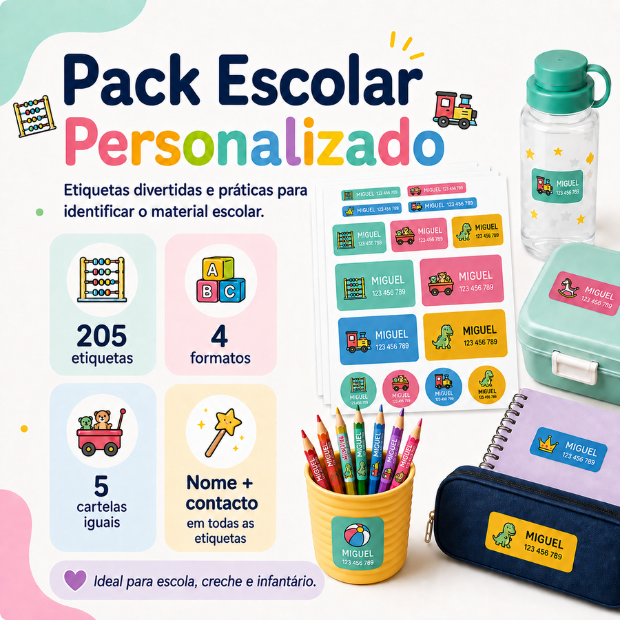Pack de Etiquetas Personalizadas 205 un