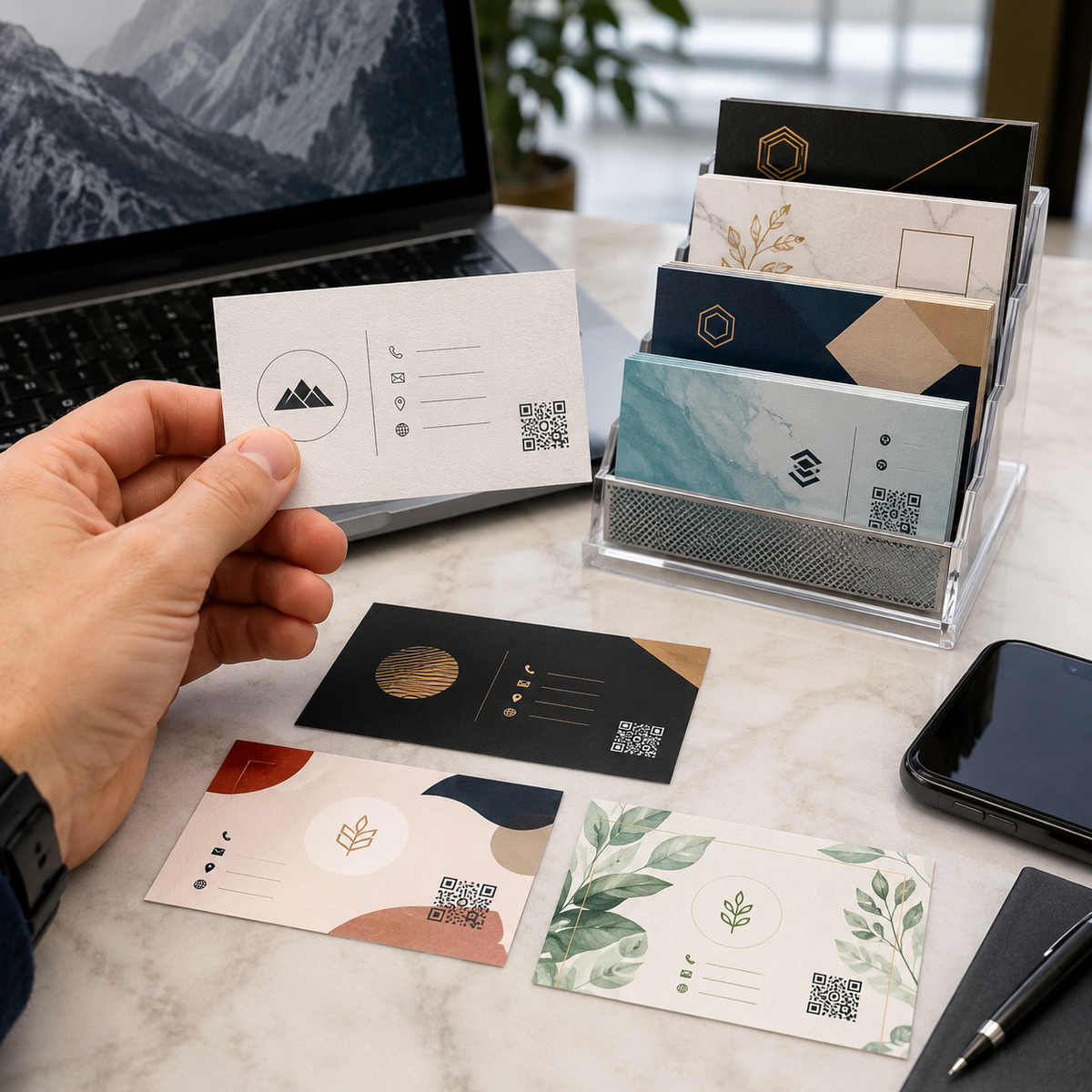Cartões de visita personalizados