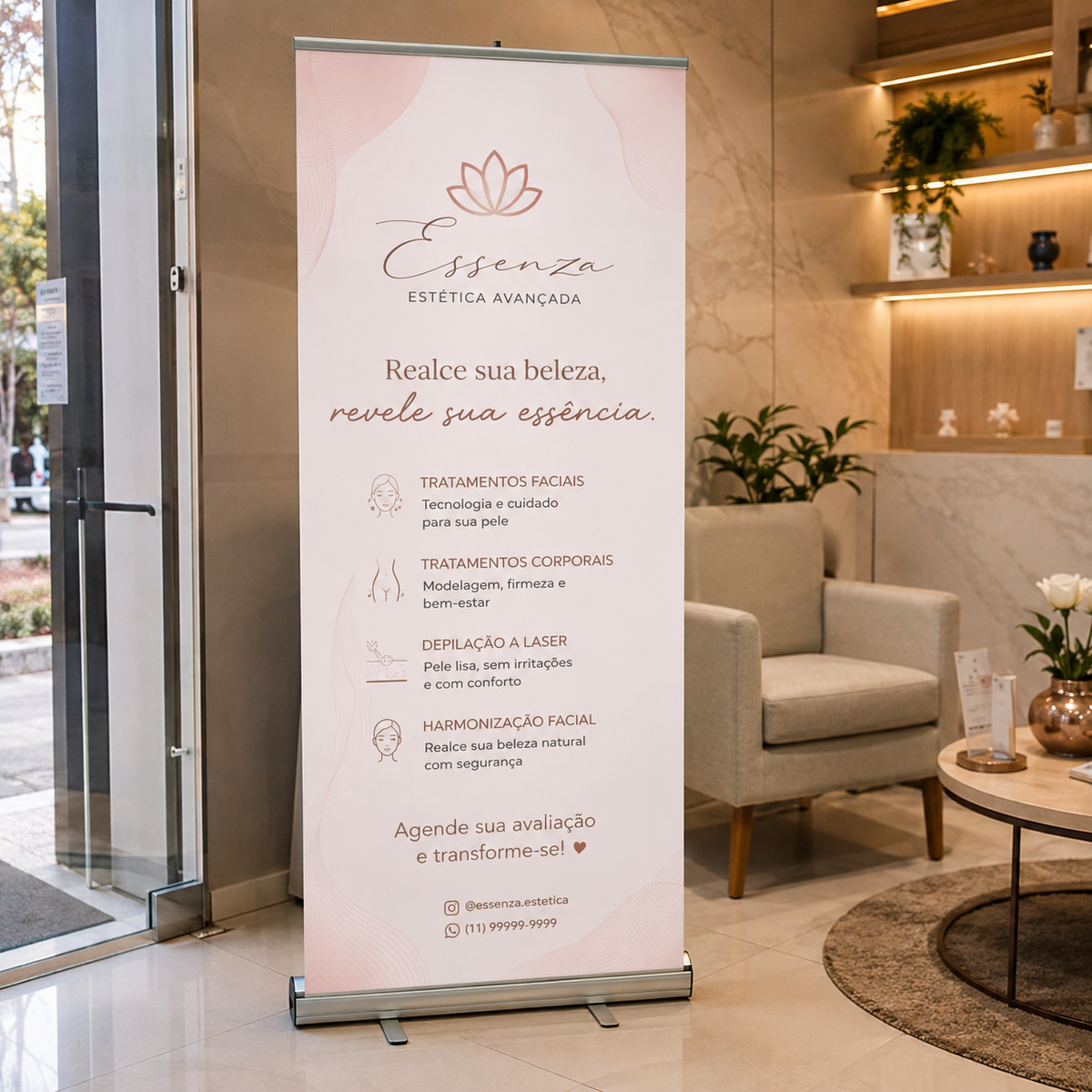 Roll-up personalizado